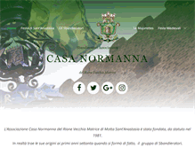 Tablet Screenshot of casanormanna.it